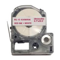 Стрічка для принтера етикеток UKRMARK RL-E-K4WRN-RE/WT, аналог LK4WRN. 12 мм х 9 м Фото
