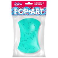Губка для купання Добра Господарочка масажна Pop-Art 160 х 110/90 х 55 мм Фото