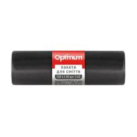 Пакети для сміття PRO service Optimum LD Чорні 120 л 10 шт. Фото