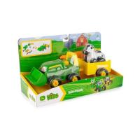 Конструктор John Deere Kids Трактор с ковшом и прицепом Фото