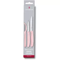 Набір ножів Victorinox SwissClassic Paring Set 3 шт Universal Pink Фото