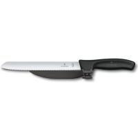 Кухонний ніж Victorinox SwissClassic DUX 21 см Serrated Black Фото
