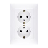 Розетка Simon SCHUKO, белая Фото