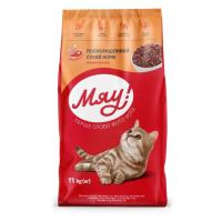 Сухой корм для кошек Мяу! со вкусом мяса 11 кг Фото