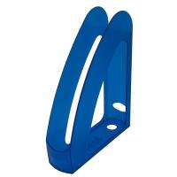 Лоток для бумаг Арника вертикальный РАДУГА,передняя стенка, синий Фото