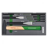 Набор инструментов Toptul в ложементе комбинированный 8ед. Фото