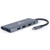 Концентратор Cablexpert USB-C 3-in-1 (HUB/HDMI/PD) Фото