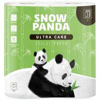 Туалетний папір Сніжна Панда Ultra Care 3 шари 4 рулони Фото
