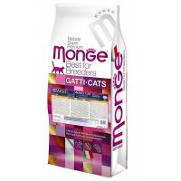 Сухий корм для кішок Monge Cat Bwild Low Grain з м'ясом зайця 10 кг Фото