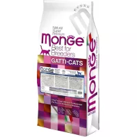 Сухий корм для кішок Monge Cat Urinary зі смаком курки і рису 10 кг Фото