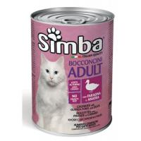 Консервы для кошек Simba Cat Wet цесарка с уткой 415 г Фото