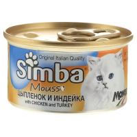Консерви для котів Simba Cat Wet курка та індичка 85 г Фото