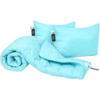 Ковдра MirSon Набір BamBoo №1685 Eco Light Blue Ковдра 155х215 + Фото