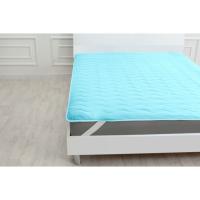 Наматрацник MirSon Eco Light №1719 Cotton Air-line на резинці по кутк Фото