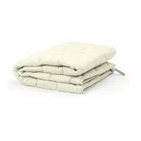 Ковдра MirSon вовняна №1641 Eco Light Creamy 140х205 Фото