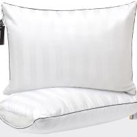 Подушка MirSon 1279 Royal Pearl Hand Made с эвкалиптом Средняя 70 Фото