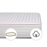 Наматрасник MirSon DeLuxe Cotton 4091 120x200 см Фото