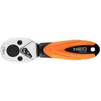 Трещотка Neo Tools 1/4", 105 мм, CrV, 48 зубців Фото