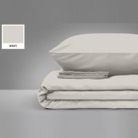 Постельное белье MirSon Бязь Premium Light Gray 143х210х2 Фото