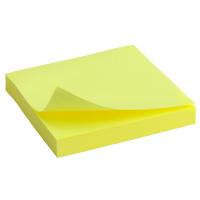 Папір для нотаток Axent 75x75мм, 100 аркушів жовтий Фото