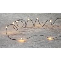 Гирлянда Luca Lighting Струна черная 18 м теплый белый Фото