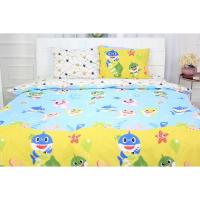 Постільна білизна MirSon Бязь Ranforce Elite 17-0522 Sharks are fun Односпа Фото