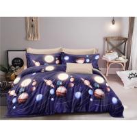 Постельное белье MirSon Сатин 22-1282-1 Night Space 220х240 Фото