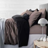 Постельное белье MirSon Сатин Premium Dark Chocolate 0211+0055 143х210 Фото