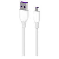 Дата кабель 2E USB 2.0 AM to Micro 5P 1.0m Glow white Фото
