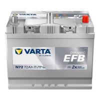 Аккумулятор автомобильный Varta 72Ач Blue Dynamic EFB АЗИЯ N72 Фото