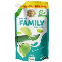 Рідке мило For My Family Алое та лайм 560 г Фото