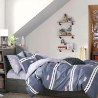 Простынь MirSon Сатин Premium 22-1102 Ivonna 180х220 см Фото