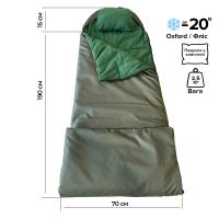 Спальный мешок Sector STR2 Khaki зимовий з подушкою Фото