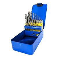 Набір свердл S&R 23шт.:6шт дер,10шт мет,7шт кам/бетон Фото