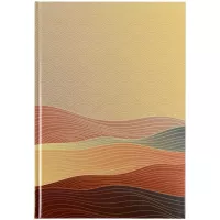 Канцелярська книга Axent Waves А4, 96 аркушів, клітинка, бронзова Фото