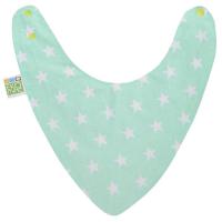 Слюнявчик Еко Пупс Eco Cotton бандана 21x30 (ментол, звездочки) Фото