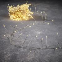 Гирлянда Luca Lighting кластер, серебряная струна, 20 м, теплый белый Фото