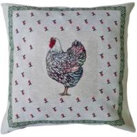 Подушка Прованс Декоративная Серая курочка 45х45 Фото