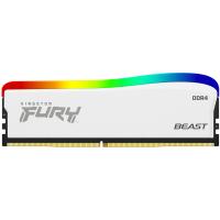 Модуль пам'яті для комп'ютера Kingston Fury (ex.HyperX) DDR4 16GB 3600 MHz Beast White RGB SE Фото