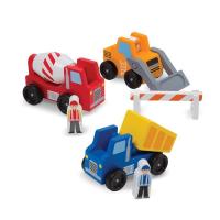 Ігровий набір Melissa&Doug Дерев'яний набір "Будівельні машинки" Фото