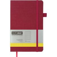 Книга записная Buromax Tweed 125x195 мм 96 листов в клетку обложка из иск Фото