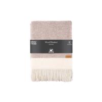 Плед Ardesto Leonardo Bianco 140x200см, тауп Фото