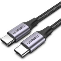 Дата кабель Ugreen USB-C to USB-C 2.0m US261 18W Round Cable Nickel P Фото
