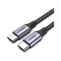 Дата кабель Ugreen USB-C to USB-C 2.0m US261 18W Round Cable Nickel P Фото