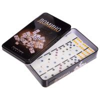 Настольная игра Johnshen Sports Домино (в металлической коробке) Фото