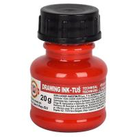 Тушь для черчения Koh-i-Noor 20г красная Фото