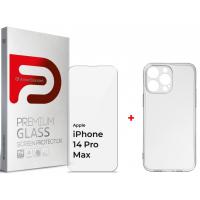 Чехол для мобильного телефона Armorstandart Apple iPhone 14 Pro Max (Clear glass + Air Series Фото