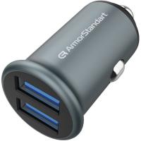 Зарядное устройство Armorstandart Car 2xUSB QC3.0 Grey Фото