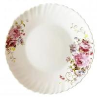 Тарелка Vittora "Рожевий Букет" Wave Dinner 22 см Фото