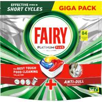 Таблетки для посудомоечных машин Fairy Platinum Plus All in One Lemon 84 шт. Фото